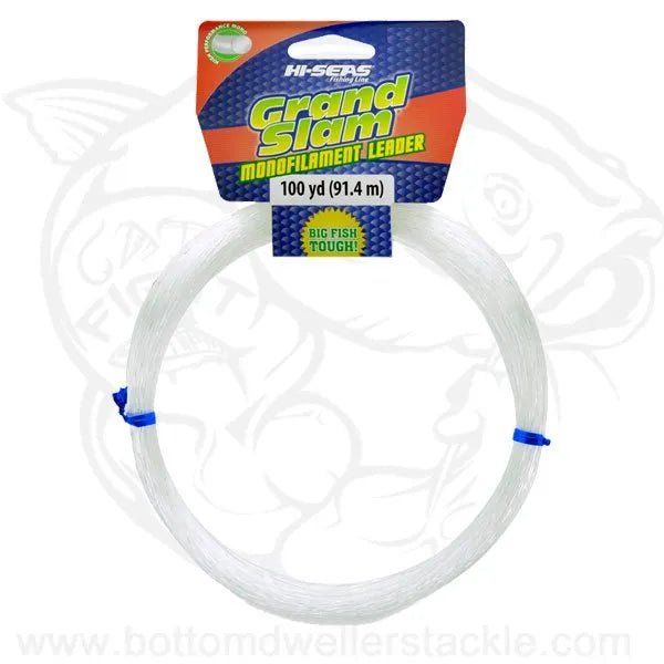 Hi-Seas Grand Slam Monofilament Leader 50lb 100yd Clear