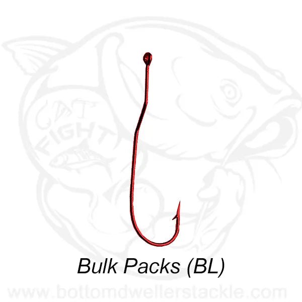 blood red fishing hooks Tru-Turn Blood Red Aberdeen Hooks