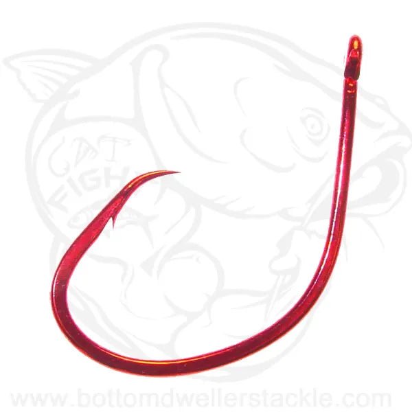bloody fish hooks Daiichi Circle Chunk Light In Line Circle Hook Bleeding Bait Red D84 – Bottom Dwellers Tackle