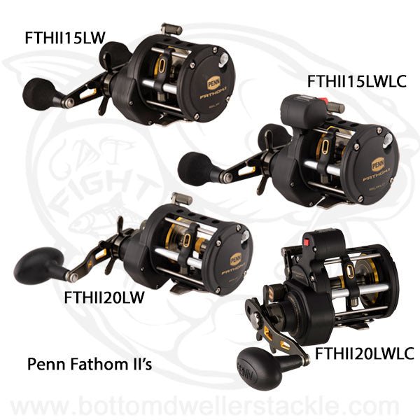 まめ子(PENN)FATHOM.II 2speedFTHII30LD2 Penn FTHII30LD2 Fathom II 2-Speed Lever Drag Reel - Melton Tackle