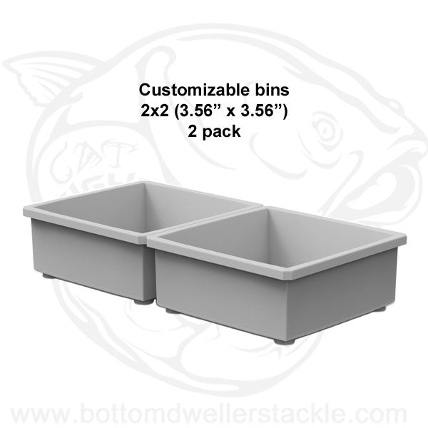 buzbe colony modular tackle box stores Buzbe Customizable Bins for Colony 28 and Colony 15 Modular Tackle Sto – Bottom Dwellers Tackle