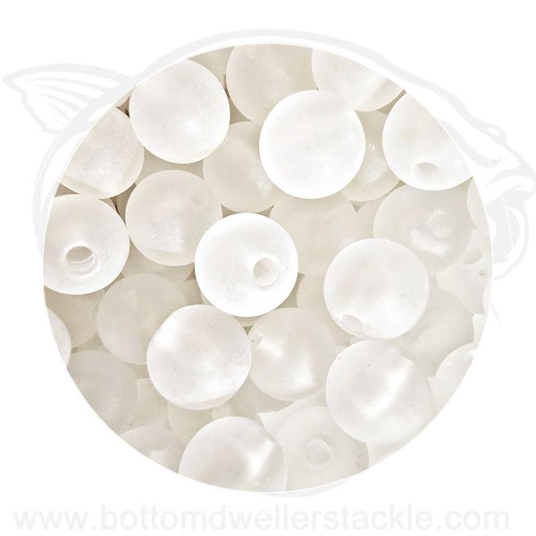 8mm bead clear matte