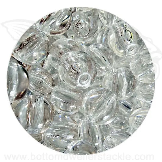 8mm beads clear gloss