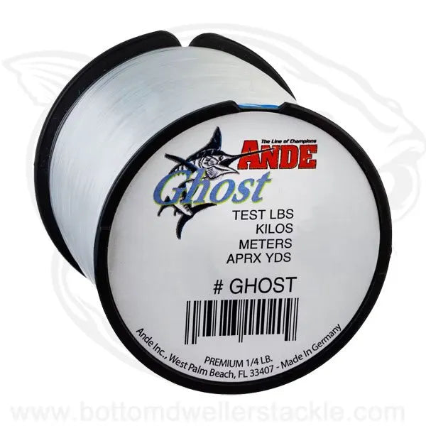 ANDE Ghost Monofilament Fishing Line Quarter LB Spools