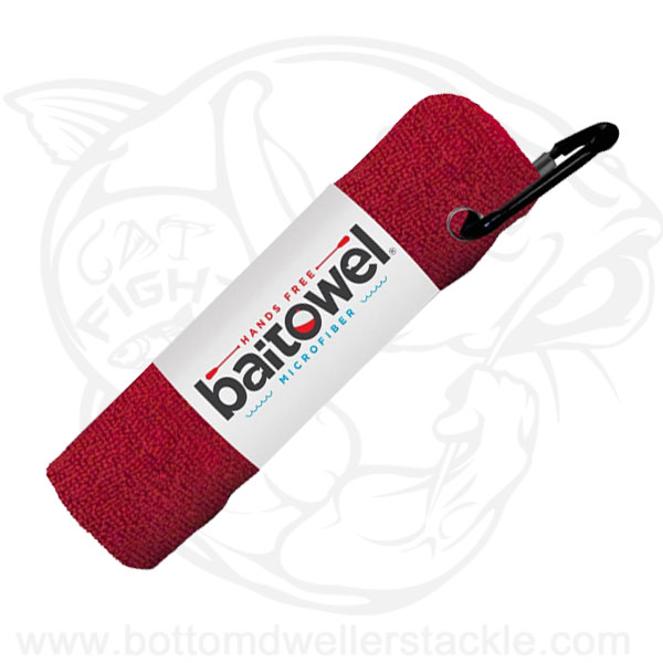 Baitowel Microfiber Hand Towel with Carabiner Clip