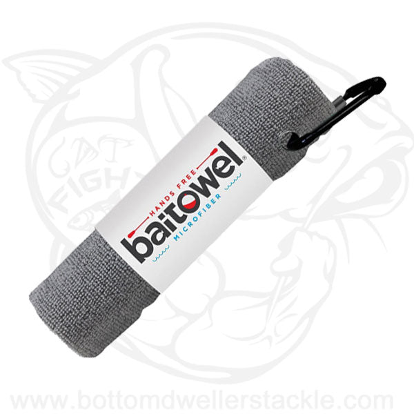 Baitowel Microfiber Hand Towel with Carabiner Clip