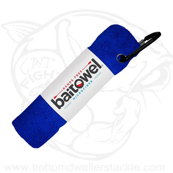 Baitowel Microfiber Hand Towel with Carabiner Clip