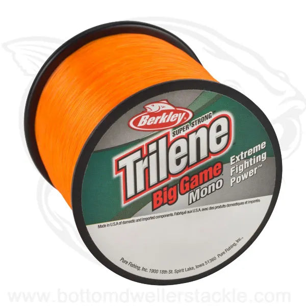Berkley Big Game Blaze Orange Monofilament 1/4 lb Spools