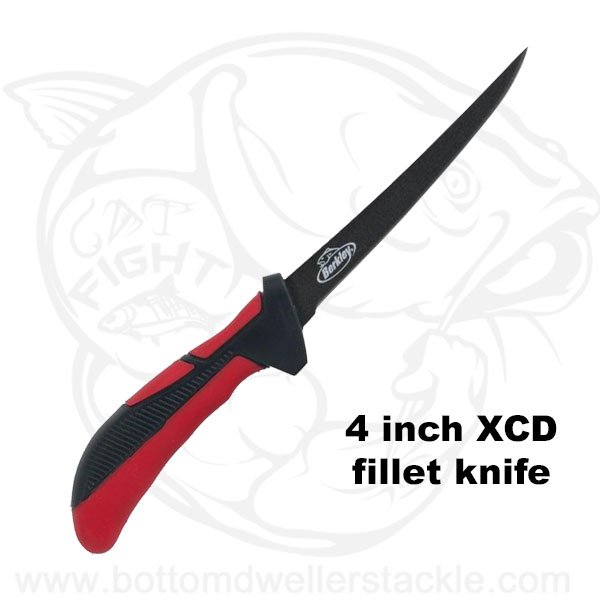 Berkley XCD Fillet Knives Stainless Full Tang Fillet Knives 4 inch
