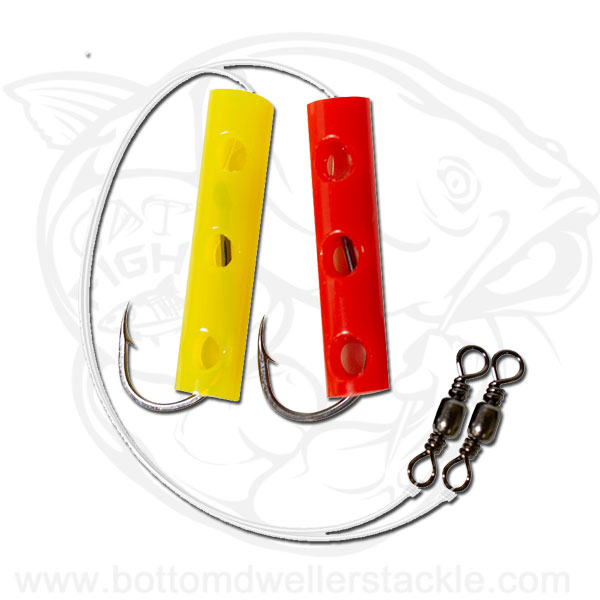 Boss Kat Dip Bait Tube Rigs with Boss J Hooks BKTR-73002