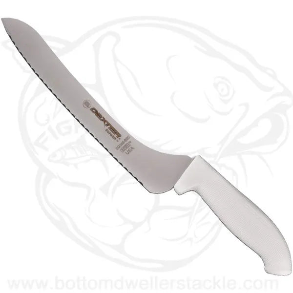 Dexter Russell SofGrip 9 inch Scalloped Offset Sandwich Knife SG163