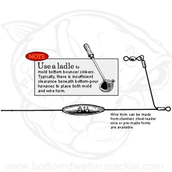 Do-IT Bottom Bouncer Sinker Molds