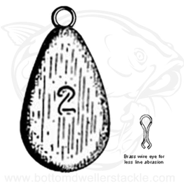 Do-IT No Roll Sinker Molds with Brass Eyes