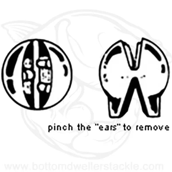 Do-IT Removable Split Shot Sinker Molds