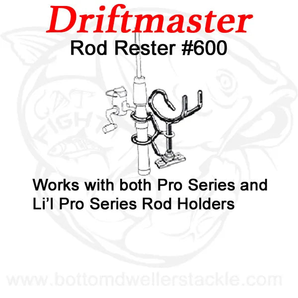 Driftmaster #600 Rod Rester vertical rod holder