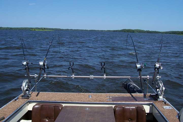 drift fishing rod holders Driftmaster T-5000 Troll Pro Rack T-5000-2 Troll your lures at Color:Flashy Purple Tiger Extra Super Jig 100pcs Fishing Treble Hook
