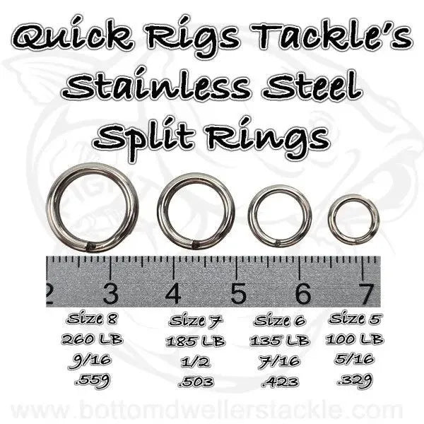 Heavy Duty Stainless Steel Split Rings