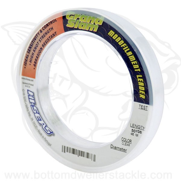 Hi-Seas Grand Slam Monofilament Leader Material 50 yard Bracelets