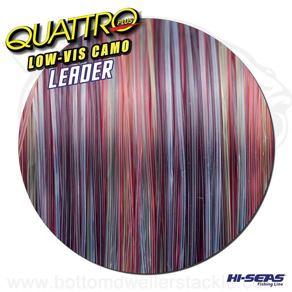 fishing line 4 weight spool Hi-Seas Quattro Camo Monofilament Line