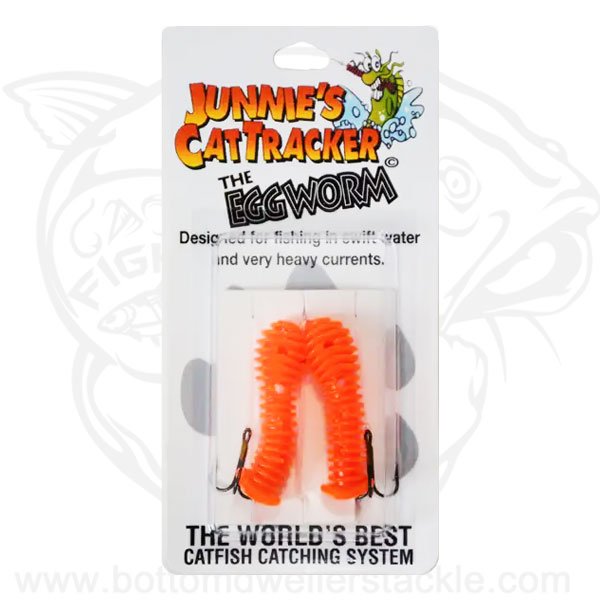 Junnies Cat Tracker Egg Worm Orange