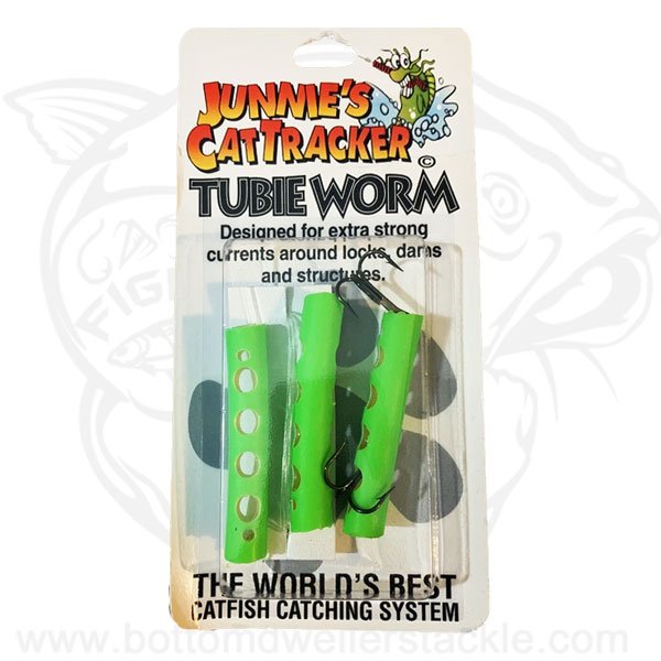 Junnies Cat Tracker Tubie Worm Hot Green