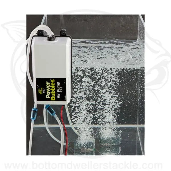 Marine Metal Power Bubbles 12 Volt DC Dual Outlet Air Pump B-15