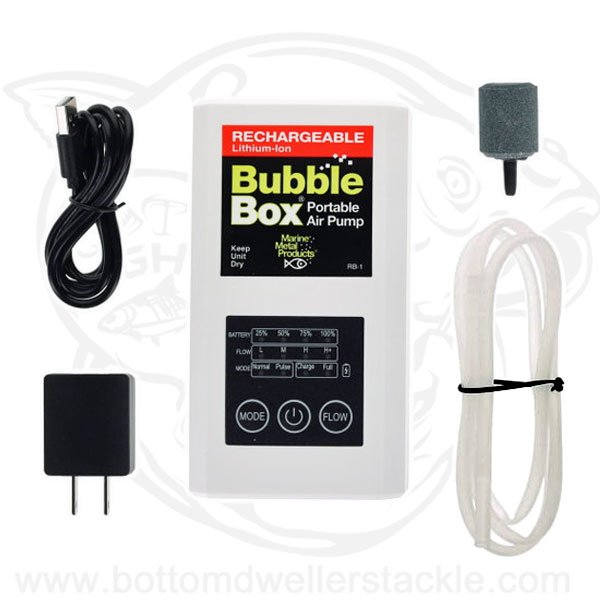 Marine Metal Rechargeable Lithium Ion Bubble Box Air Pump