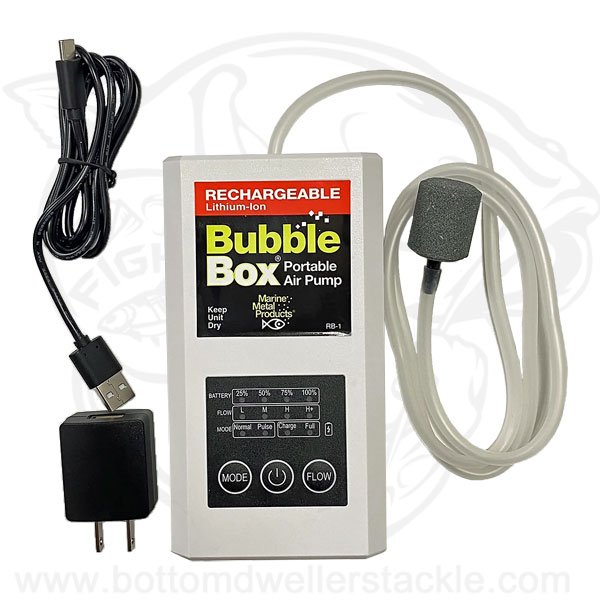 Marine Metal Rechargeable Lithium Ion Bubble Box Air Pump