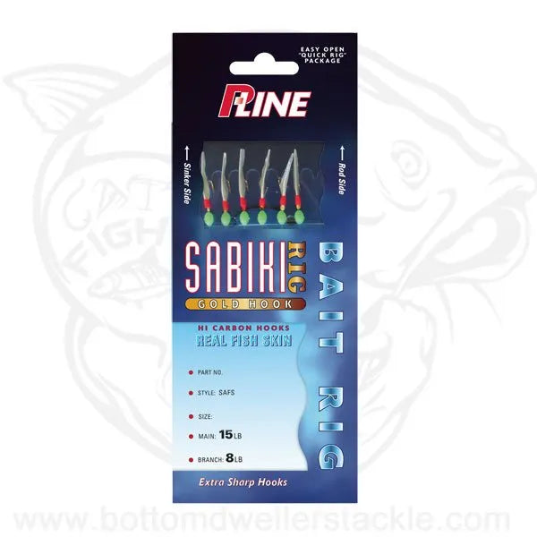 P-Line Monofilament Sabiki without mylar SAFS