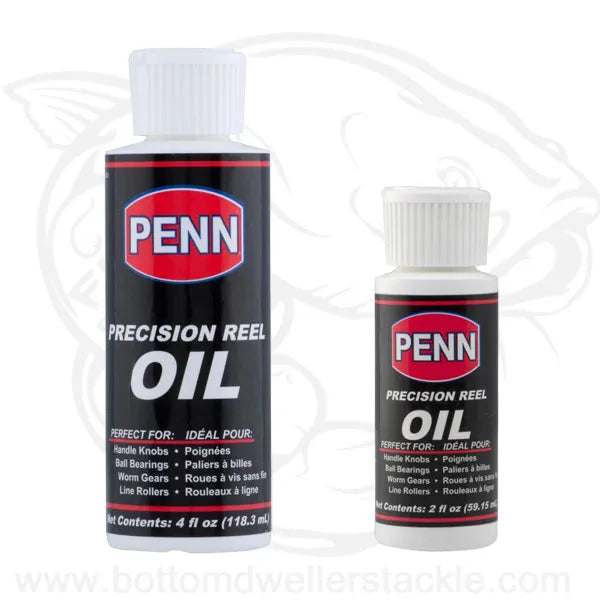 Penn Precision Reel Oil 2 oz or 4 oz Dripper Bottle
