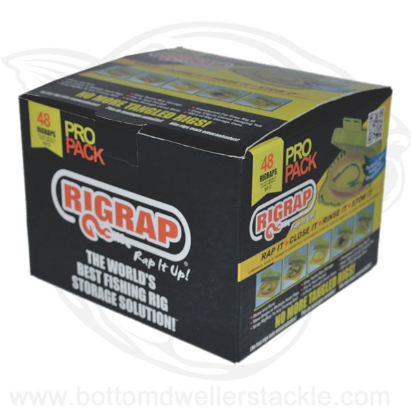 RIGRAP Fishing Rig Storage Yellow 48 Pro Pack