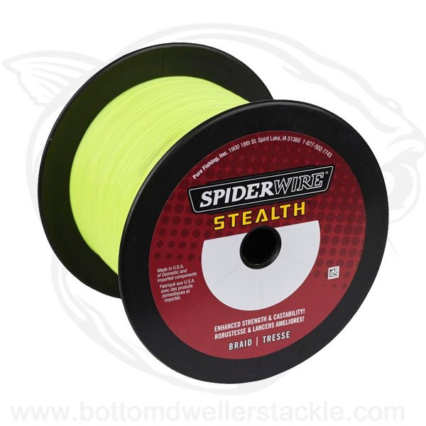 spiderwire braided fishing line Stealth Blue Camo Braid (100LB 1500YDS) This delivers technology and performance at a value never before seen in superlines SpiderWire Stealth Braid Fishing Line