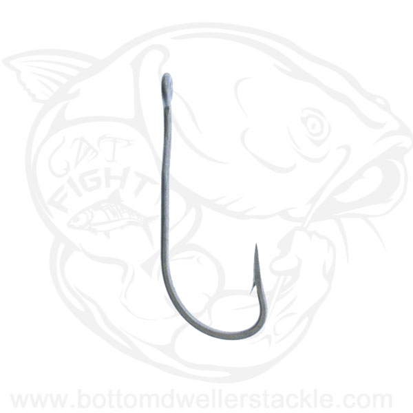 Tru-Turn Catfish Hooks, O'Shaughnessy, Forged, Perma Steel Finish, Model 722 Bulk Packs