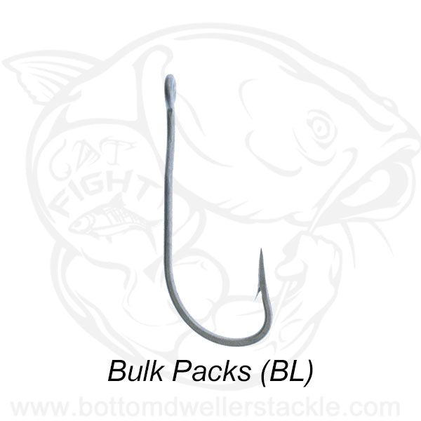 Tru-Turn Catfish Hooks O'Shaughnessy Forged Perma Steel Finish Model 722BL Bulk Packs