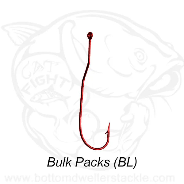 Tru-Turn Aberdeen Hooks Blood Red Finish Panfish Hook Model 853BL Bulk Pack