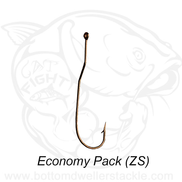 Tru-Turn Aberdeen Hooks Bronze Finish Panfish Hook Model 856ZS Economy Pack