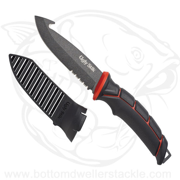 Ugly Stik Ugly Tools Gut Hook Bait Knife with sheath