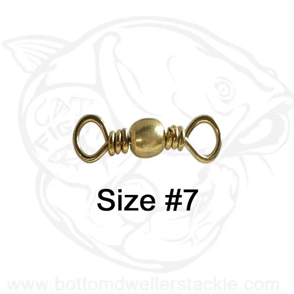 Do-It Brass Barrel Swivels Size 7