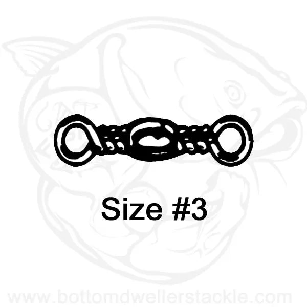 Do-It Brass Barrel Swivels Size 3