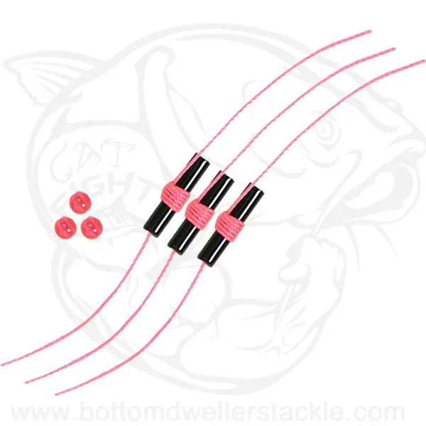 Comal Bobber Stop Knots with beads