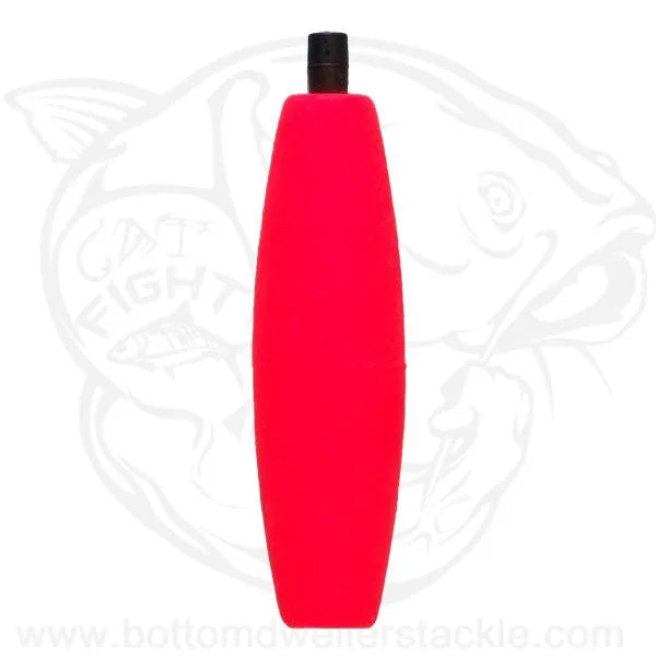 Comal cigar foam peg float no slot red 3 inch
