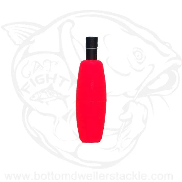 Comal cigar foam peg float no slot red 1.5 inch husky