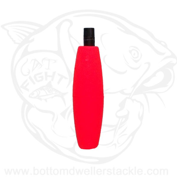 Comal cigar foam peg float no slot red 2 inch