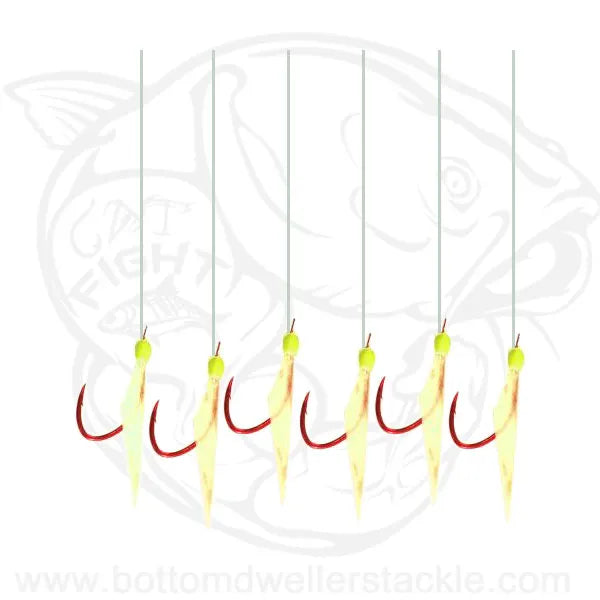 Daiichi Sabiki Rig with rainbow tail