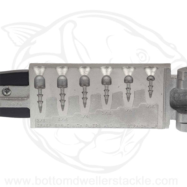 Do-IT Worm Nose Sinker Mold