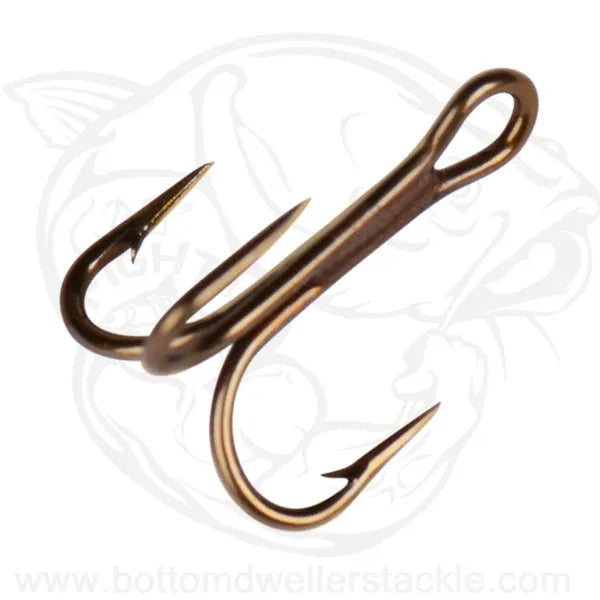 Mustad 3551 Bronze Treble Hooks for Do-It Snagging Molds 25 count packs