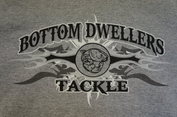 Bottom Dwellers Tackle T-Shirt - Gray Tribal