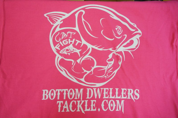 Bottom Dwellers Tackle T-Shirt - Pink Tribal