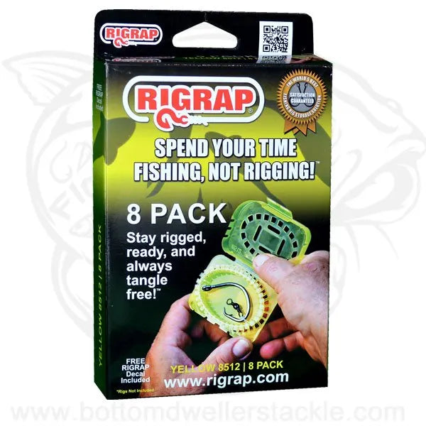 RIGRAP Fishing Rig Storage Yellow 8512