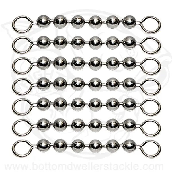 Size 10 Ball Chain Fishing Swivels stainless
